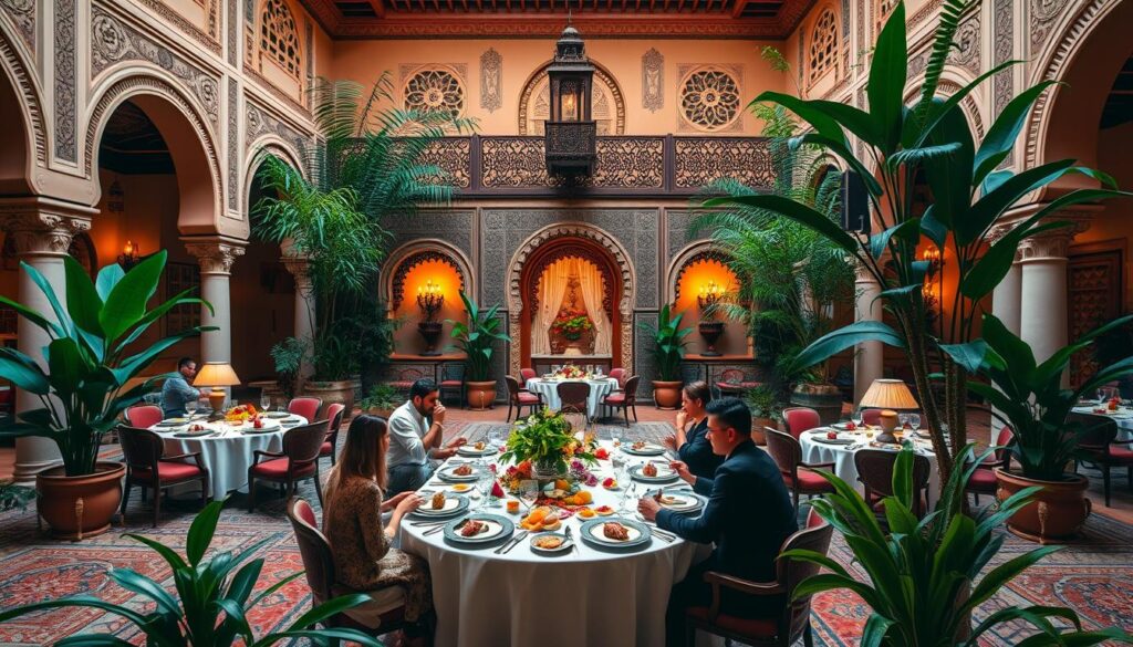 Indian Palace riad Marrakech dining Indian Palace riad Marrakech dining