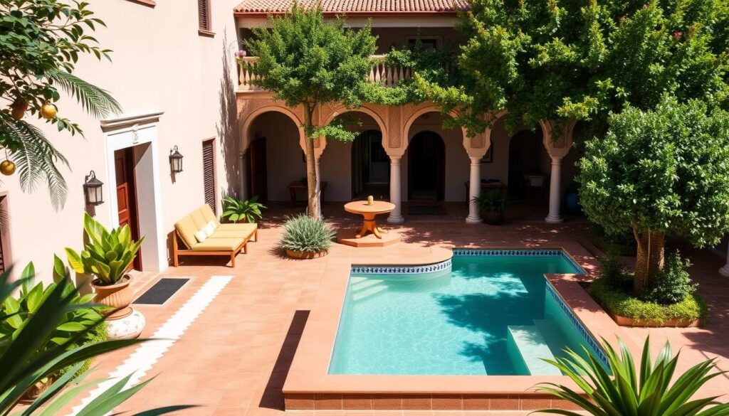 Villa des Orangers Marrakech rooftop pool Villa des Orangers Marrakech rooftop pool